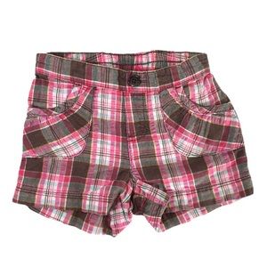 4/$12 💥♻ Jumping Beans Toddlers Girls Pink Brown Striped Shorts | 3T | 756